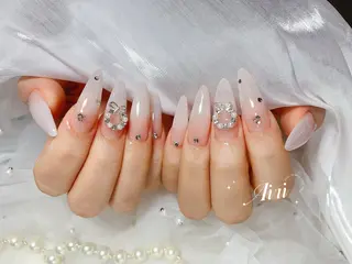 ネイル ネイルサロンAiri 長さ出し·シンプルのネイルデザイン