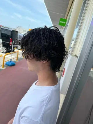 ショート パーマ メンズ KamiBito ＋plus 香芝店所属・吉田 剛のヘアスタイル