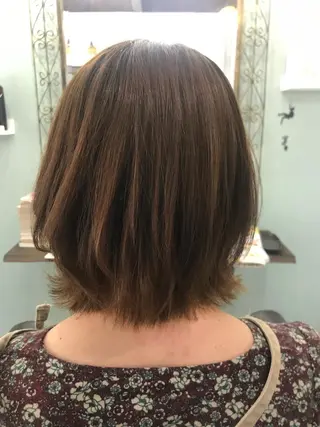 ミディアム R ri R takagiのヘアスタイル