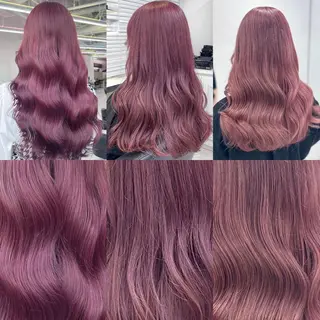 ロング カラー 🩷暖色カラー🩷 BONのヘアスタイル