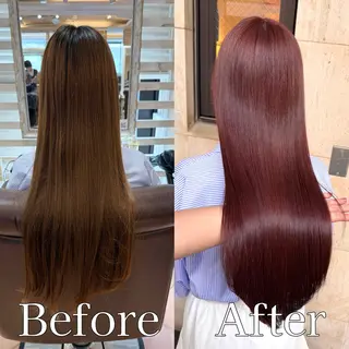 ロング カラー Wカラー/髪質改善/ 艶カラー🩶Sanaのヘアスタイル