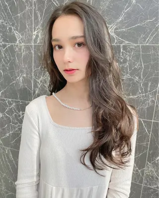 ロング カラー チダアキフミ Ash大森のヘアスタイル