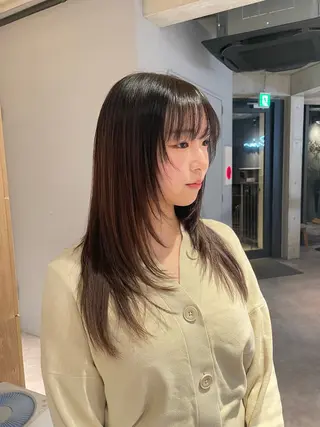 カラー 葉月/ボブ/ 透明感カラー／中目黒のヘアスタイル