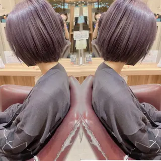 ショート カラー ヘアアレンジ 竹内啓太 ボブのヘアスタイル