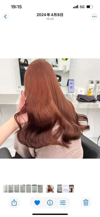 ロング カラー トレンドカラー🩵 羽衣🎀横浜🪄ྀིのヘアスタイル