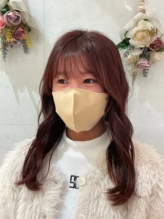 ロング カラー PooL ♥ かたやま ひなこのヘアスタイル