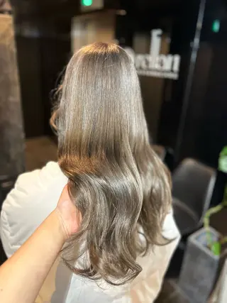 ロング 🌷ブリーチ縮毛矯正 /mina🌷のヘアスタイル