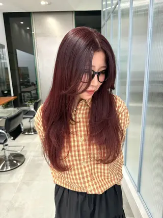 ロング カラー ひかり／ショート ／似合わせカラーのヘアスタイル