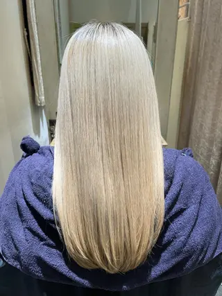 ロング カラー 高見澤 優のヘアスタイル