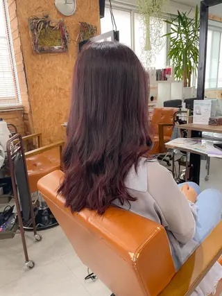 ロング カラー soin by poshのヘアスタイル