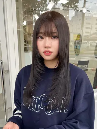 ロング カラー mir所属・長山 茉白のヘアスタイル