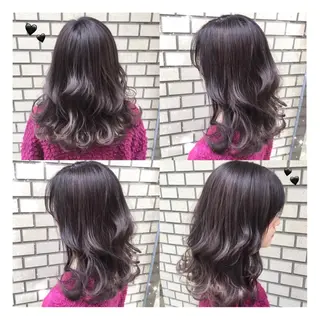 ミディアム カラー 韓国ヘア得意❤︎森澤 悠佳のヘアスタイル