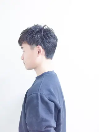 ショート パーマ メンズ un所属・un 溝の口 伊豆本のマツエク・マツパデザイン