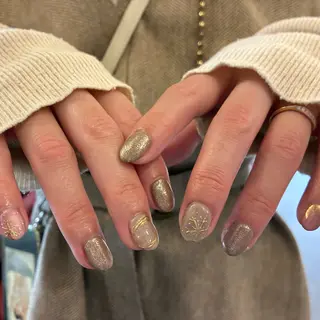 ネイル Sun Brown ANのネイルデザイン