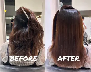 ミディアム パーマ 👑松山ストレート/ メンズヘア/龍仁👑のヘアスタイル