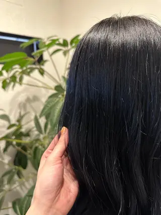 セミロング カラー momo 札幌美容師のヘアスタイル