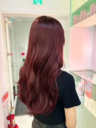 ロング カラー 顔周りカット/ボブ/ ツヤ髪/coconaのヘアスタイル