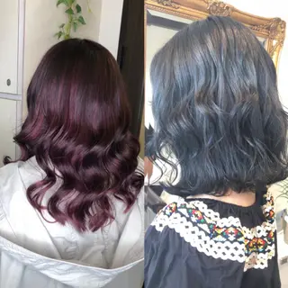 ミディアム カラー 髪質改善縮毛矯正 kosuke_IJKのヘアスタイル
