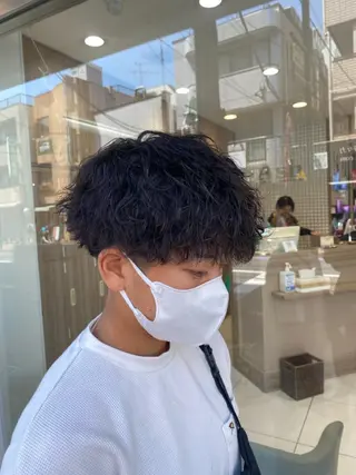 ショート パーマ メンズ パーマ/縮毛矯正/ 副店長 ・村田伊吹のヘアスタイル