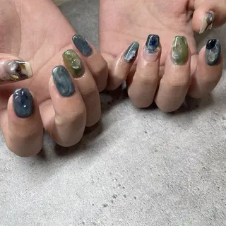 ネイル p.o.n. nuance/個性的のネイルデザイン