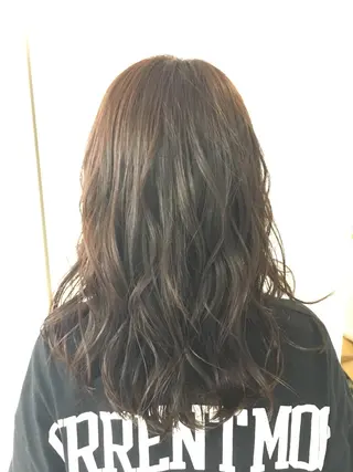 セミロング カラー ヘアアレンジ HAIR STUDIO  buzz所属・金子 富士のヘアスタイル