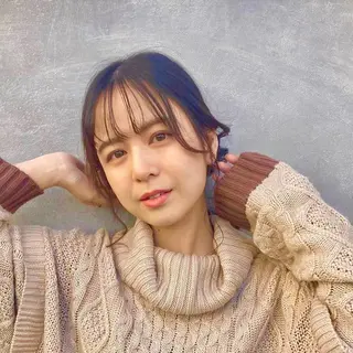 カラー 片柳 美友季のヘアスタイル