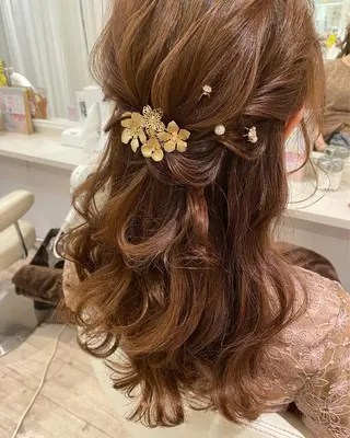 ロング ヘアアレンジ セットサロン      ラフテル所属・大阪/ヘアアレンジ /似合わせset💐のヘアスタイル