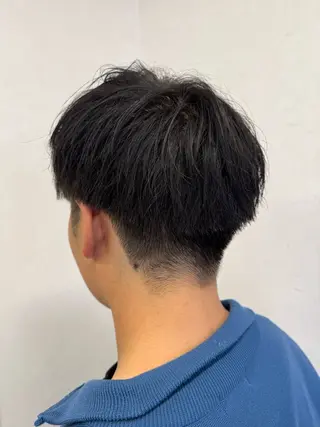 ショート メンズ パーマ/ハイトーン /吉田眞のヘアスタイル