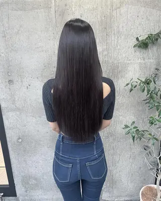 ロング カラー ヘアアレンジ TATSUYA アートディレクターのヘアスタイル