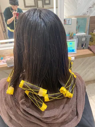 ロング 白髪ぼかしハイライト 着付けヘアアレンジのその他イメージ