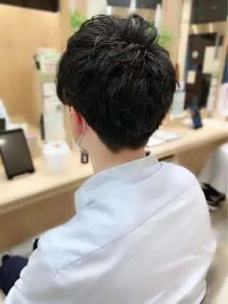 メンズ 森 瑠海のヘアスタイル