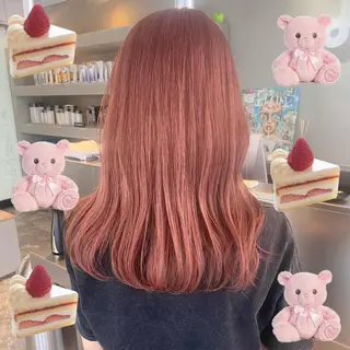 ロング カラー 韓国ヘア特化 💟 ララア 💟のヘアスタイル