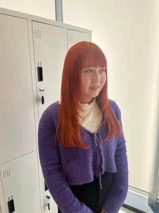 ロング ボブ/ベージュ/ パーマ🪿近森ゆいのヘアスタイル