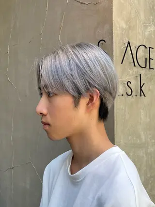 カラー メンズ 似合わせカット💙 いぐち しょうた💙のヘアスタイル