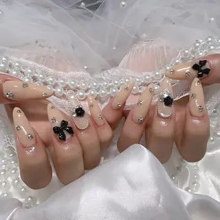 ネイル Marin🩵 Hinari🧸🎀のネイルデザイン
