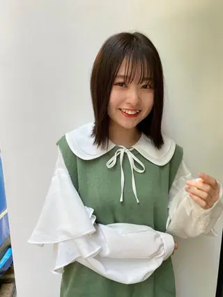 ショート カラー レイヤーと顔まわり 大好き❣️関口拓馬のヘアスタイル