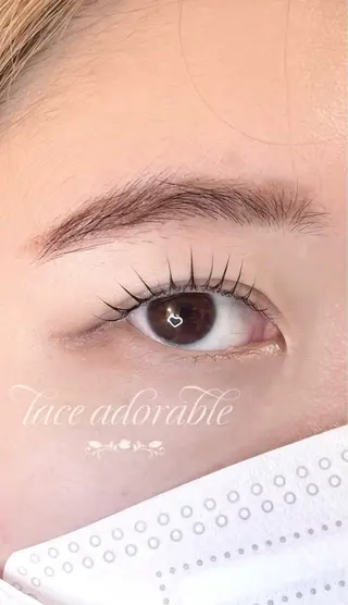 マツエク・マツパ lace adorable所属・lace adorableのマツエク・マツパデザイン