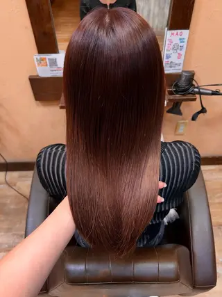 セミロング 青木 舞佳のヘアスタイル