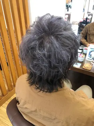 ショート カラー メンズ ヘアアレンジ 🟦西荻窪メンズ特化 美容師🟦Yu-Jiのヘアスタイル