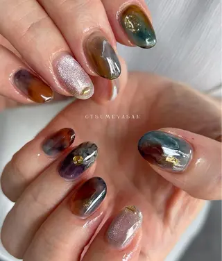 ネイル otsumeyasan所属・わたなべ ちかのネイルデザイン