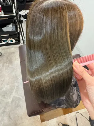 セミロング 美髪矯正 SAORIのヘアスタイル