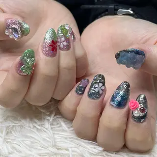 ネイル 🐕‍🦺Yappy 💗A-tanのネイルデザイン