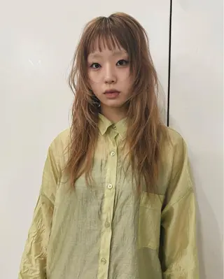 セミロング THE  AGATA TOKYO所属・外国人風パーマ/デザ インカット🦕✨アミのヘアスタイル