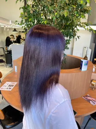 セミロング カラー ayaka |トレンドヘアのヘアスタイル