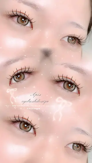 マツエク・マツパ Apis🎀 愛媛/松山のマツエク・マツパデザイン