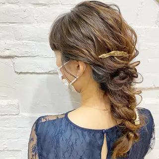 ロング まつパ・ヘアセット ♡Chinami♡のマツエク・マツパデザイン