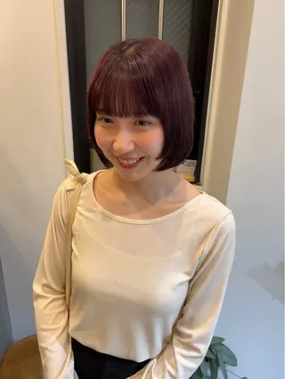 ミディアム the hinc所属・miyu /大阪 /レイヤーカットのヘアスタイル