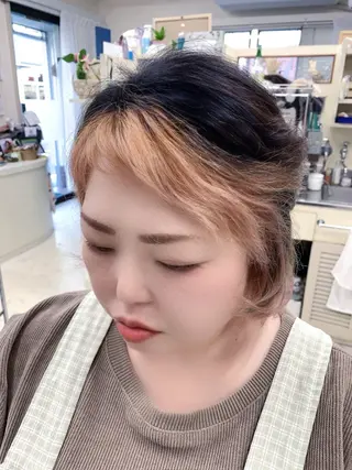 カラー 竹内 秀美のヘアスタイル