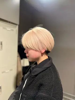 ショート カラー ヘアアレンジ 🫧暗髪/ハイトーン 🫧RYUTA🫧のヘアスタイル