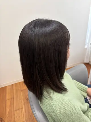 セミロング JiJi hair所属・慶野 乃愛のヘアスタイル